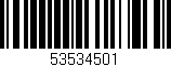 Código de barras (EAN, GTIN, SKU, ISBN): '53534501'