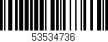 Código de barras (EAN, GTIN, SKU, ISBN): '53534736'