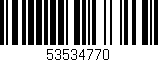 Código de barras (EAN, GTIN, SKU, ISBN): '53534770'