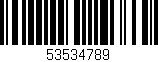 Código de barras (EAN, GTIN, SKU, ISBN): '53534789'