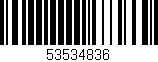 Código de barras (EAN, GTIN, SKU, ISBN): '53534836'