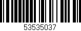 Código de barras (EAN, GTIN, SKU, ISBN): '53535037'