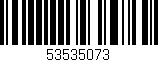 Código de barras (EAN, GTIN, SKU, ISBN): '53535073'