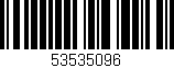 Código de barras (EAN, GTIN, SKU, ISBN): '53535096'