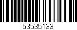 Código de barras (EAN, GTIN, SKU, ISBN): '53535133'