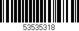Código de barras (EAN, GTIN, SKU, ISBN): '53535318'