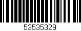 Código de barras (EAN, GTIN, SKU, ISBN): '53535329'