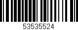 Código de barras (EAN, GTIN, SKU, ISBN): '53535524'