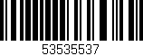 Código de barras (EAN, GTIN, SKU, ISBN): '53535537'