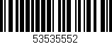 Código de barras (EAN, GTIN, SKU, ISBN): '53535552'