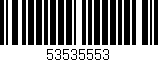 Código de barras (EAN, GTIN, SKU, ISBN): '53535553'