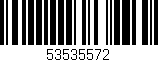 Código de barras (EAN, GTIN, SKU, ISBN): '53535572'