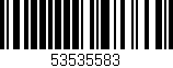 Código de barras (EAN, GTIN, SKU, ISBN): '53535583'