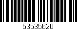 Código de barras (EAN, GTIN, SKU, ISBN): '53535620'