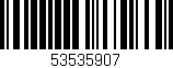 Código de barras (EAN, GTIN, SKU, ISBN): '53535907'