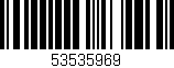 Código de barras (EAN, GTIN, SKU, ISBN): '53535969'