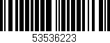 Código de barras (EAN, GTIN, SKU, ISBN): '53536223'