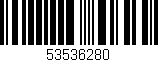 Código de barras (EAN, GTIN, SKU, ISBN): '53536280'