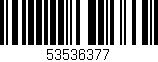 Código de barras (EAN, GTIN, SKU, ISBN): '53536377'