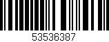Código de barras (EAN, GTIN, SKU, ISBN): '53536387'