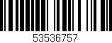 Código de barras (EAN, GTIN, SKU, ISBN): '53536757'