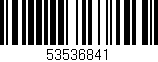 Código de barras (EAN, GTIN, SKU, ISBN): '53536841'