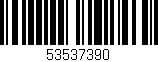 Código de barras (EAN, GTIN, SKU, ISBN): '53537390'