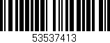 Código de barras (EAN, GTIN, SKU, ISBN): '53537413'