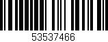Código de barras (EAN, GTIN, SKU, ISBN): '53537466'