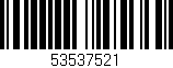Código de barras (EAN, GTIN, SKU, ISBN): '53537521'