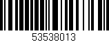 Código de barras (EAN, GTIN, SKU, ISBN): '53538013'