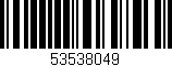 Código de barras (EAN, GTIN, SKU, ISBN): '53538049'