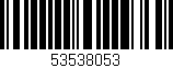 Código de barras (EAN, GTIN, SKU, ISBN): '53538053'
