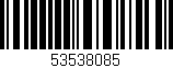 Código de barras (EAN, GTIN, SKU, ISBN): '53538085'