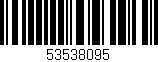 Código de barras (EAN, GTIN, SKU, ISBN): '53538095'