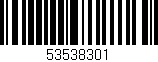 Código de barras (EAN, GTIN, SKU, ISBN): '53538301'