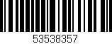 Código de barras (EAN, GTIN, SKU, ISBN): '53538357'