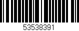 Código de barras (EAN, GTIN, SKU, ISBN): '53538391'