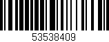 Código de barras (EAN, GTIN, SKU, ISBN): '53538409'
