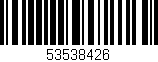 Código de barras (EAN, GTIN, SKU, ISBN): '53538426'
