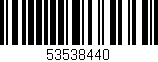 Código de barras (EAN, GTIN, SKU, ISBN): '53538440'