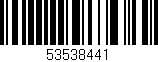 Código de barras (EAN, GTIN, SKU, ISBN): '53538441'