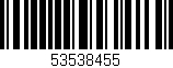 Código de barras (EAN, GTIN, SKU, ISBN): '53538455'