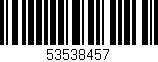 Código de barras (EAN, GTIN, SKU, ISBN): '53538457'