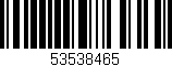 Código de barras (EAN, GTIN, SKU, ISBN): '53538465'
