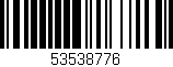Código de barras (EAN, GTIN, SKU, ISBN): '53538776'
