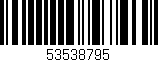 Código de barras (EAN, GTIN, SKU, ISBN): '53538795'