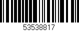 Código de barras (EAN, GTIN, SKU, ISBN): '53538817'