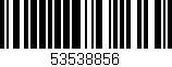 Código de barras (EAN, GTIN, SKU, ISBN): '53538856'