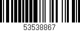Código de barras (EAN, GTIN, SKU, ISBN): '53538867'